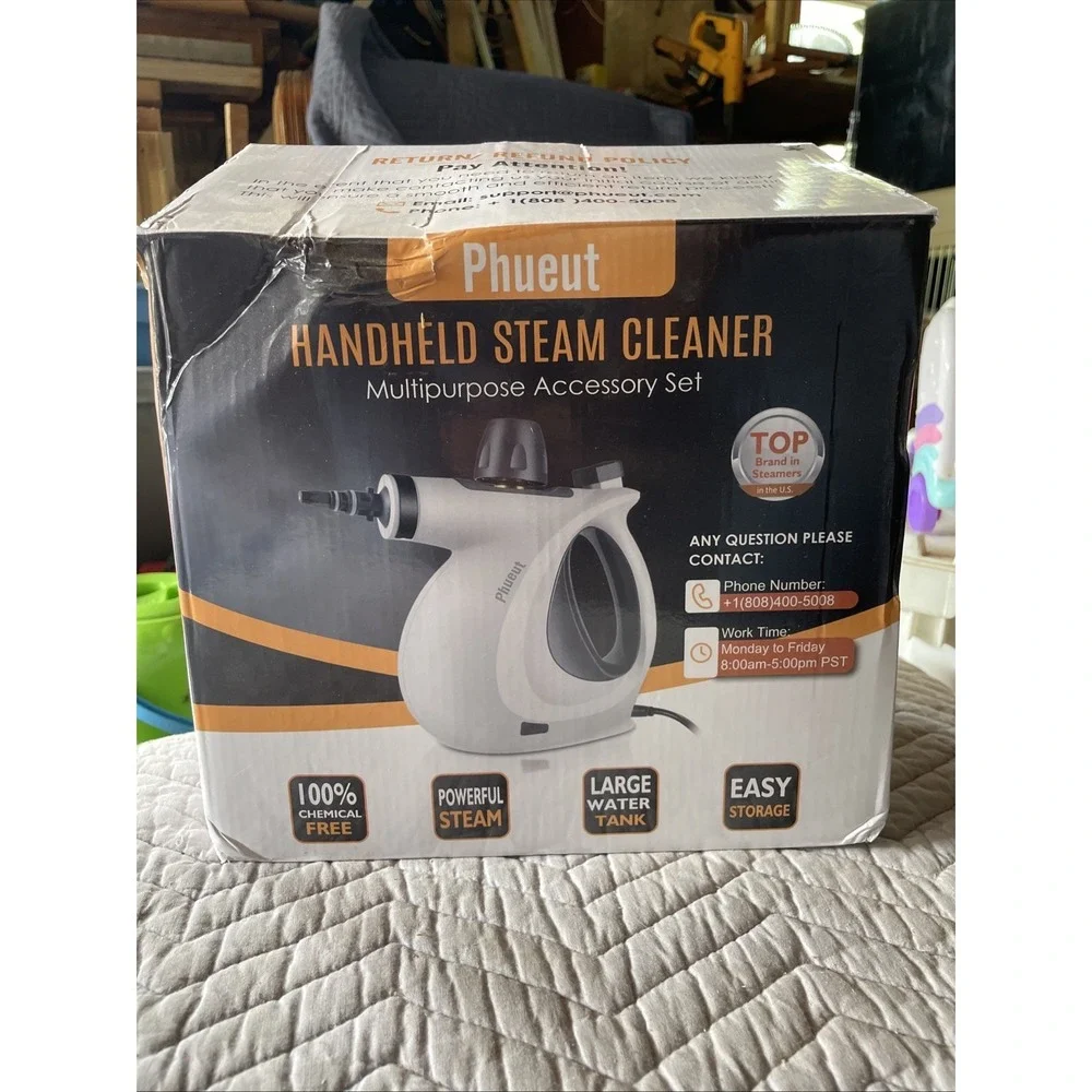 Multipurpose Steam Cleaner‎ Various Heads Disinfection Large Tank Chemical Free